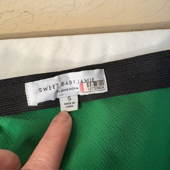 Sweet Baby Jamie Green Midi Calf Length Slip Skirt Womens Small St. Patricks Day - Picture 7 of 10